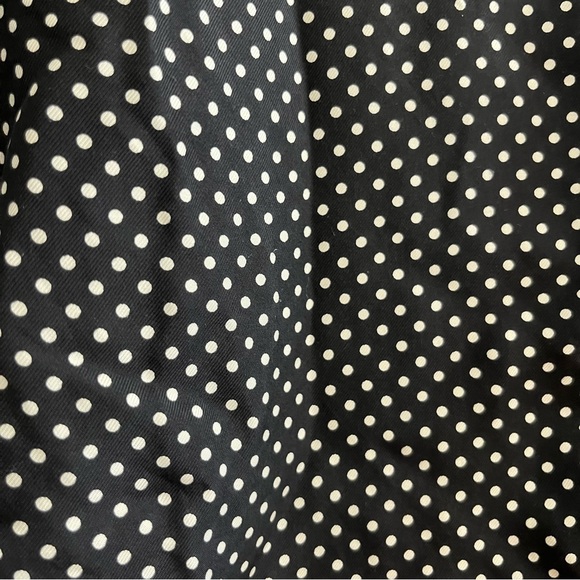 Lauren Ralph Lauren Silk Black & White Polka Dot Cardigan Sweater Petite Small - Picture 8 of 8